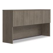 OFFICE AND OFFICE SUPPLIES | Alera 72 in. x 16 in. x 36 in. 4-Compartment Seville Hutch with Doors - Walnut