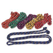 OUTDOOR | Champion Sports 8 ft. Braided Nylon Jump Ropes - Assorted (6/Set)