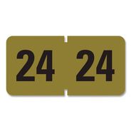PRODUCTS | Smead Yearly End Tab 2024 File Folder Labels - Gold (1-Roll)